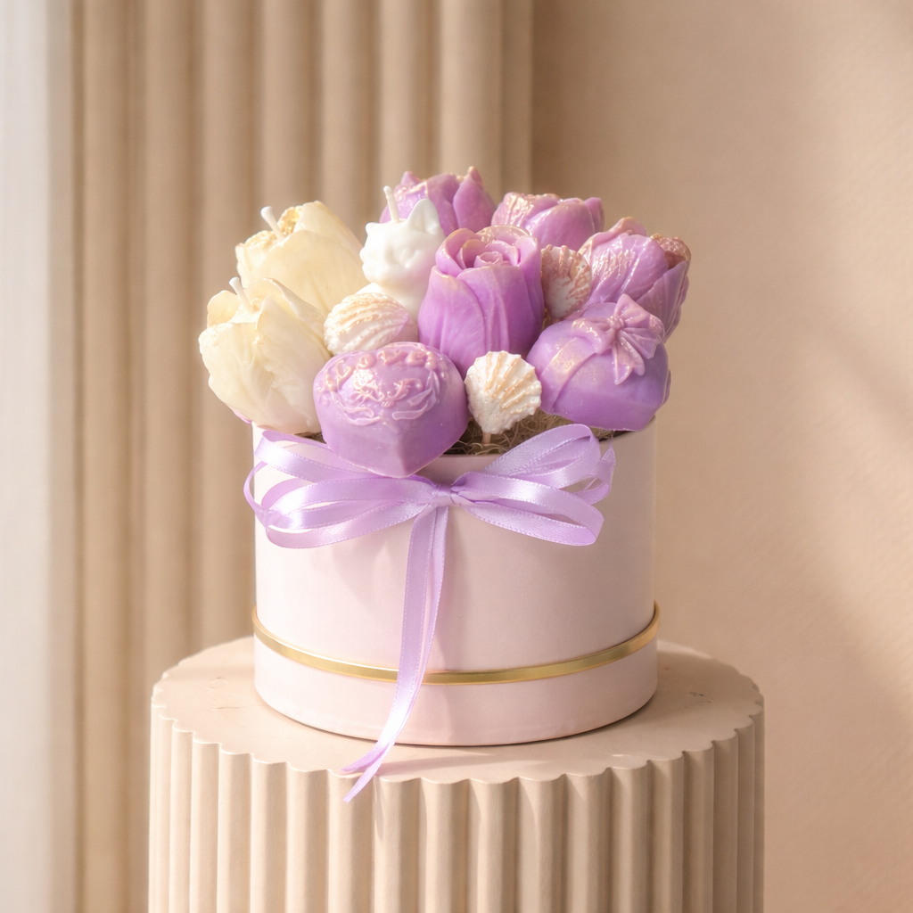 Mother’s Day Lavender Bloom Candle Box