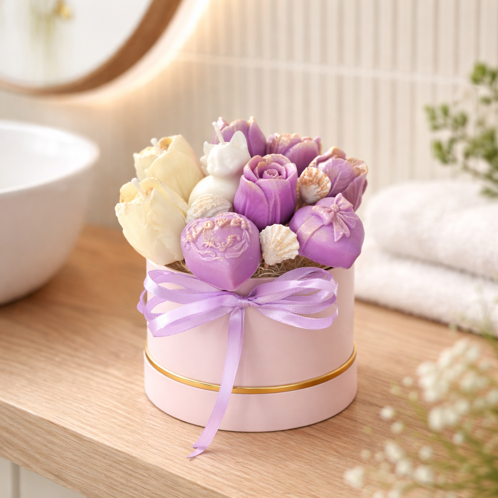Mother’s Day Lavender Bloom Candle Box