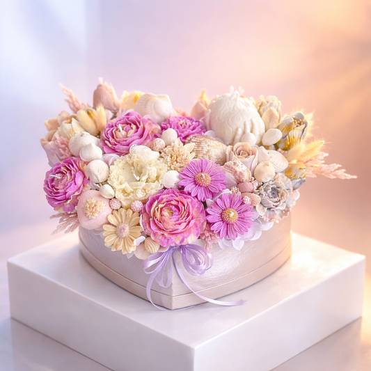 Seashell & Blossom Mother's Day Candle Box