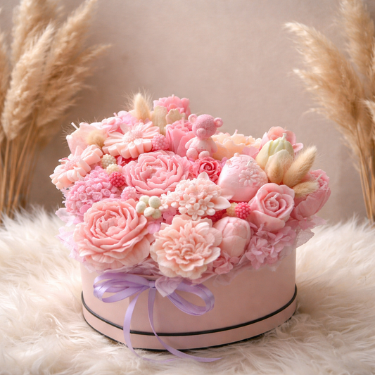 The Blush Heart – Mother's Day 2026 Forever Bloom Candle Bouquet