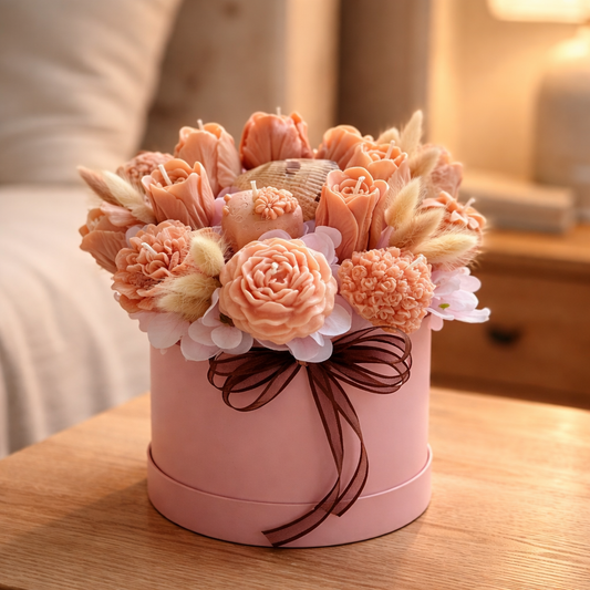 Blush Bloom – Mother's Day Limited Edition Soy Wax Flower Candle Bouquets