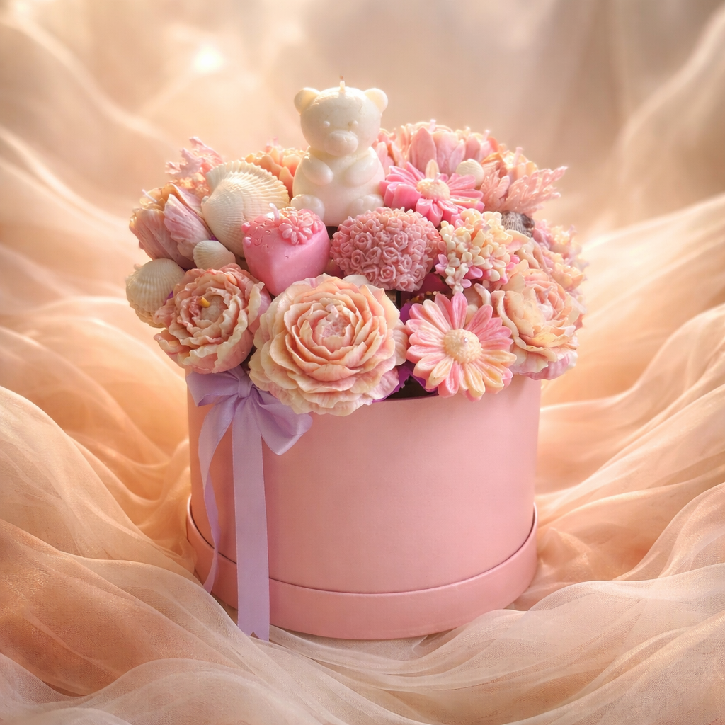 Mama Bear's Seaside Blush Bouquet – Mother's Day Limited Edition