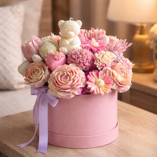 Mama Bear's Seaside Blush Bouquet – Mother's Day Limited Edition