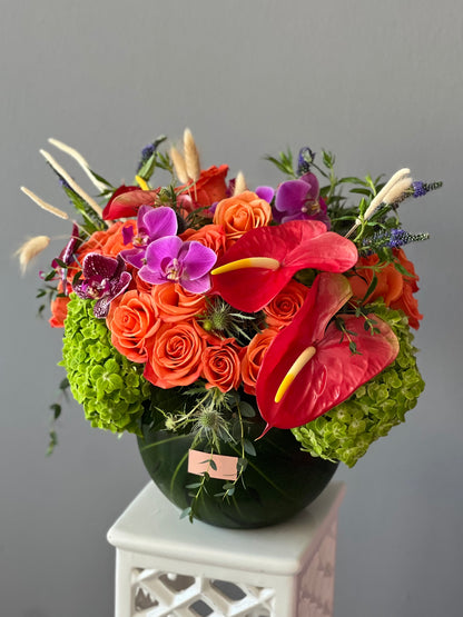 Citrus Fusion: Bright Floral Mix