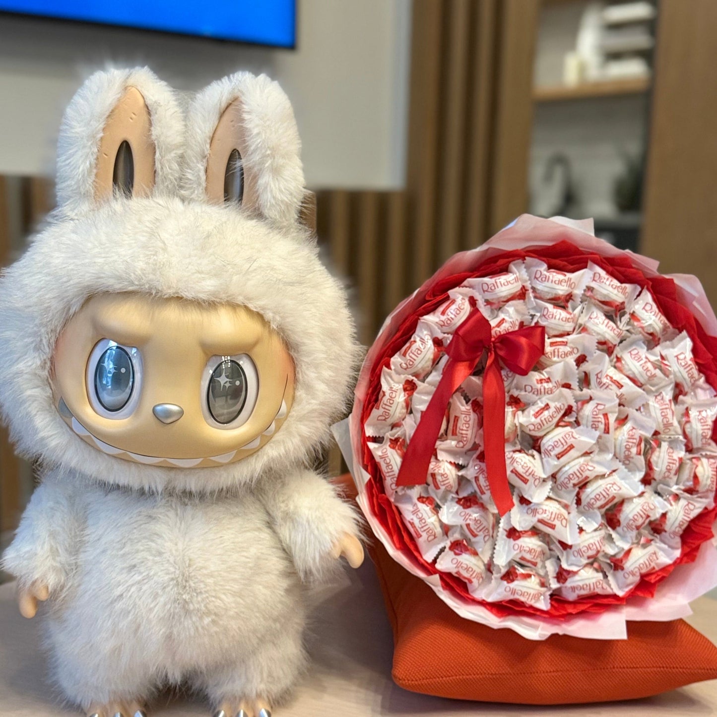 Raffaello Candy Bouquet – Labubu Edition