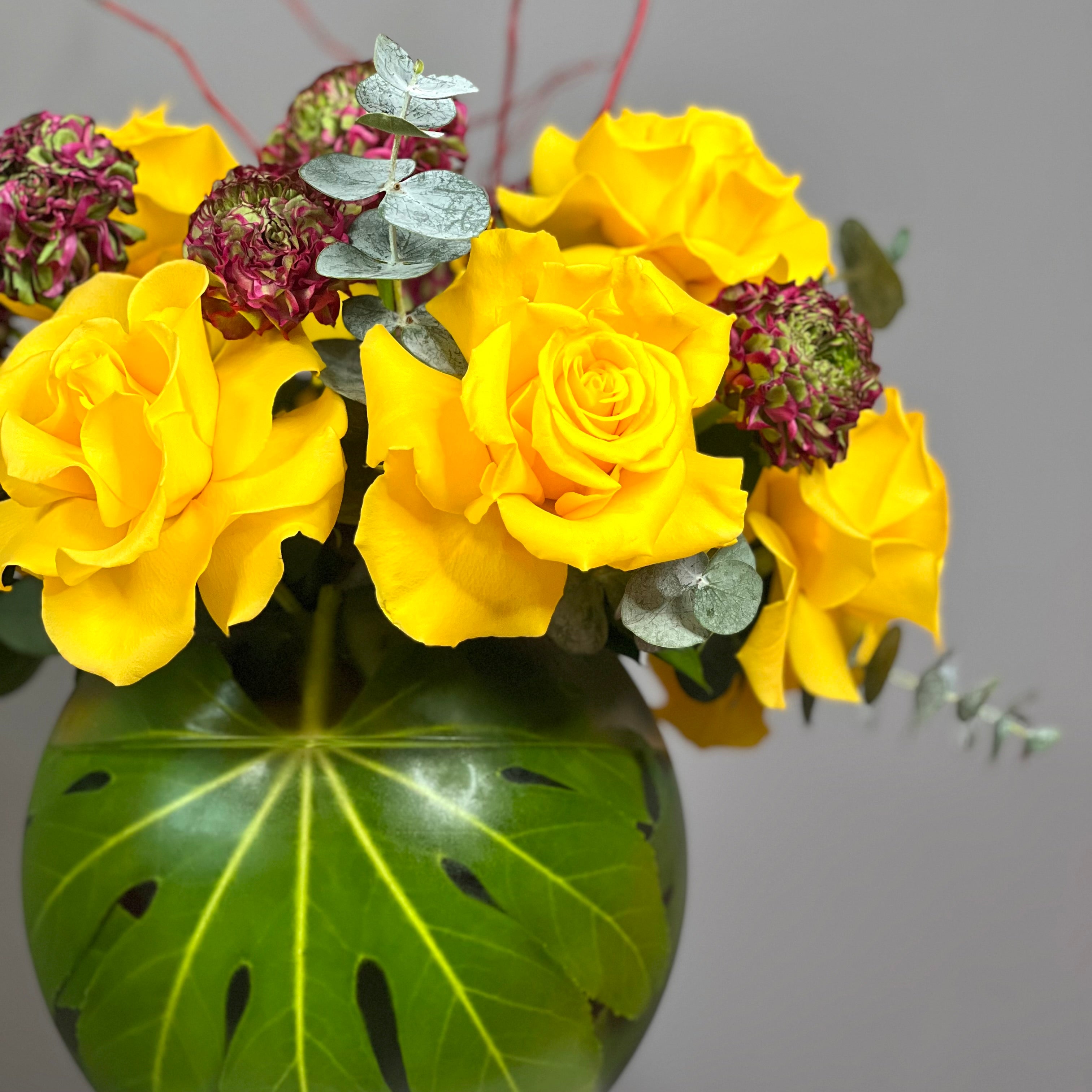 Bright &amp; Yellow: Fresh Florals In Vase