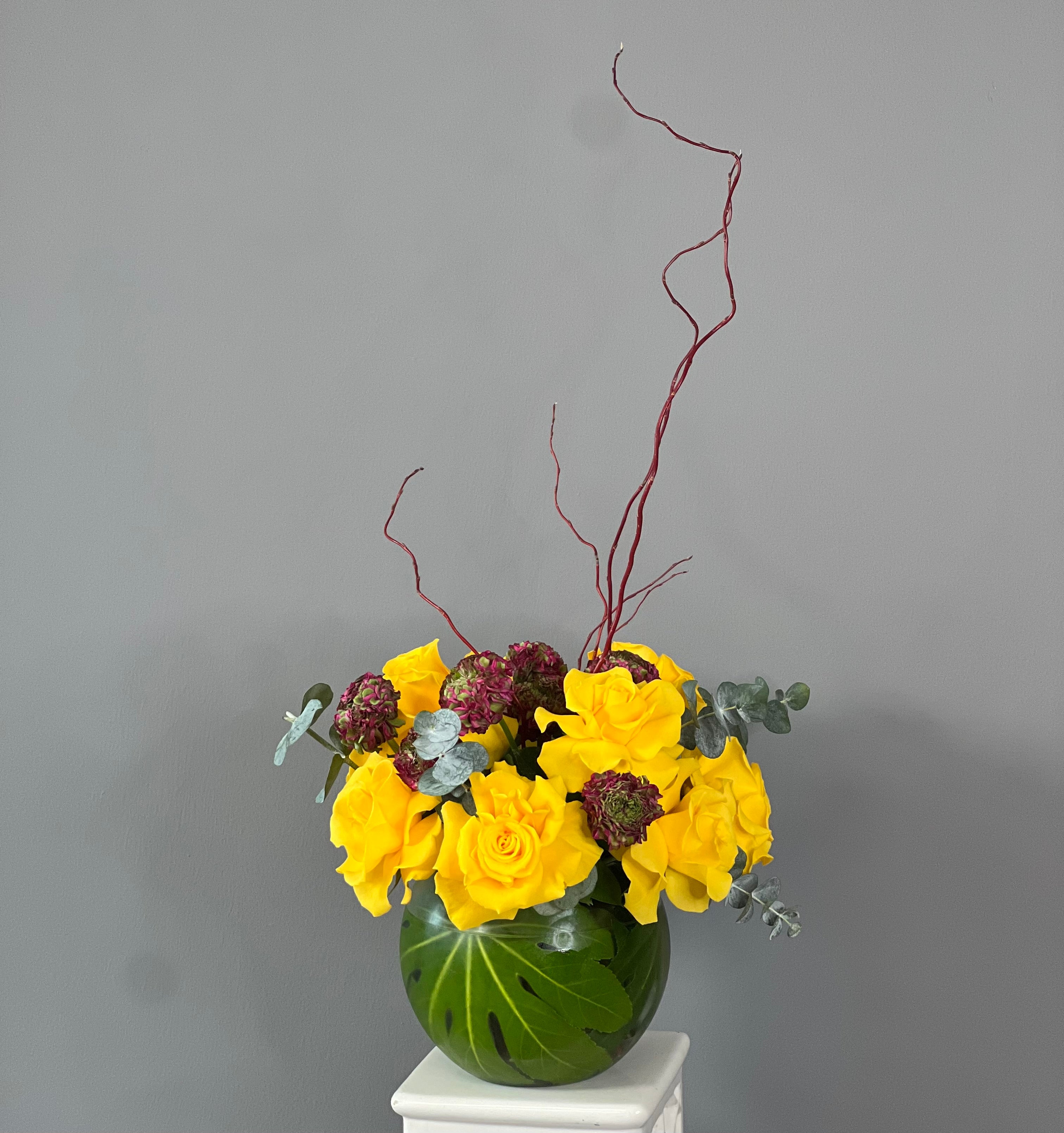 Bright &amp; Yellow: Fresh Florals In Vase